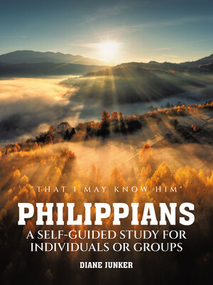 cover image of Philippians  a Self-guided Study for Individuals or Groups